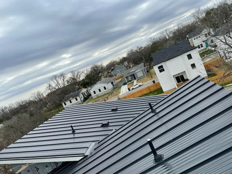Standing seam metal roof panels with vents for Skylight Repair in Nether Providence